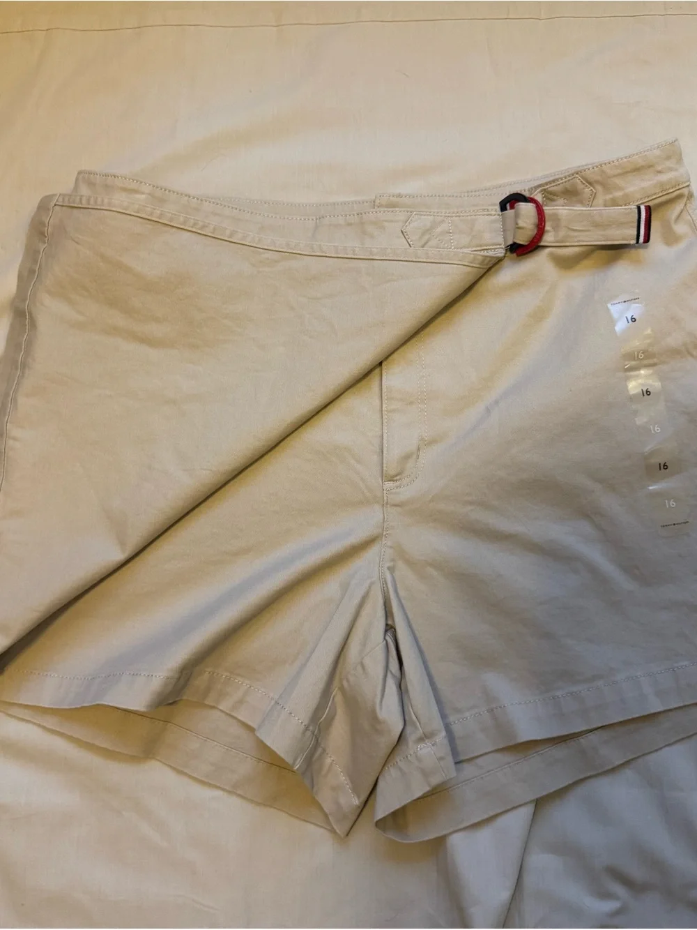 NWT Tommy Hilfiger Hollywood Khaki Skort Size 16 Golf Preppy